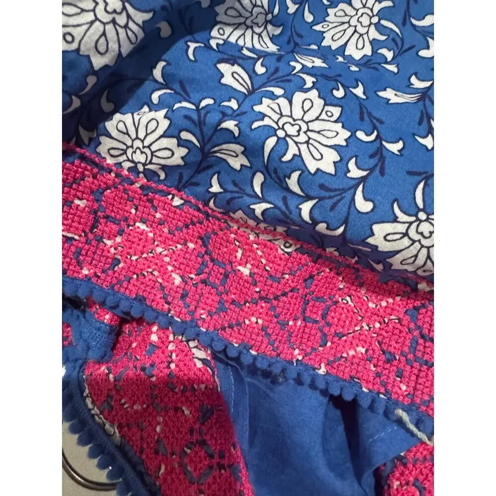 J. Crew Embroidered Tunic Dress Night Sky Block Print Medium NEW - Picture 9 of 9
